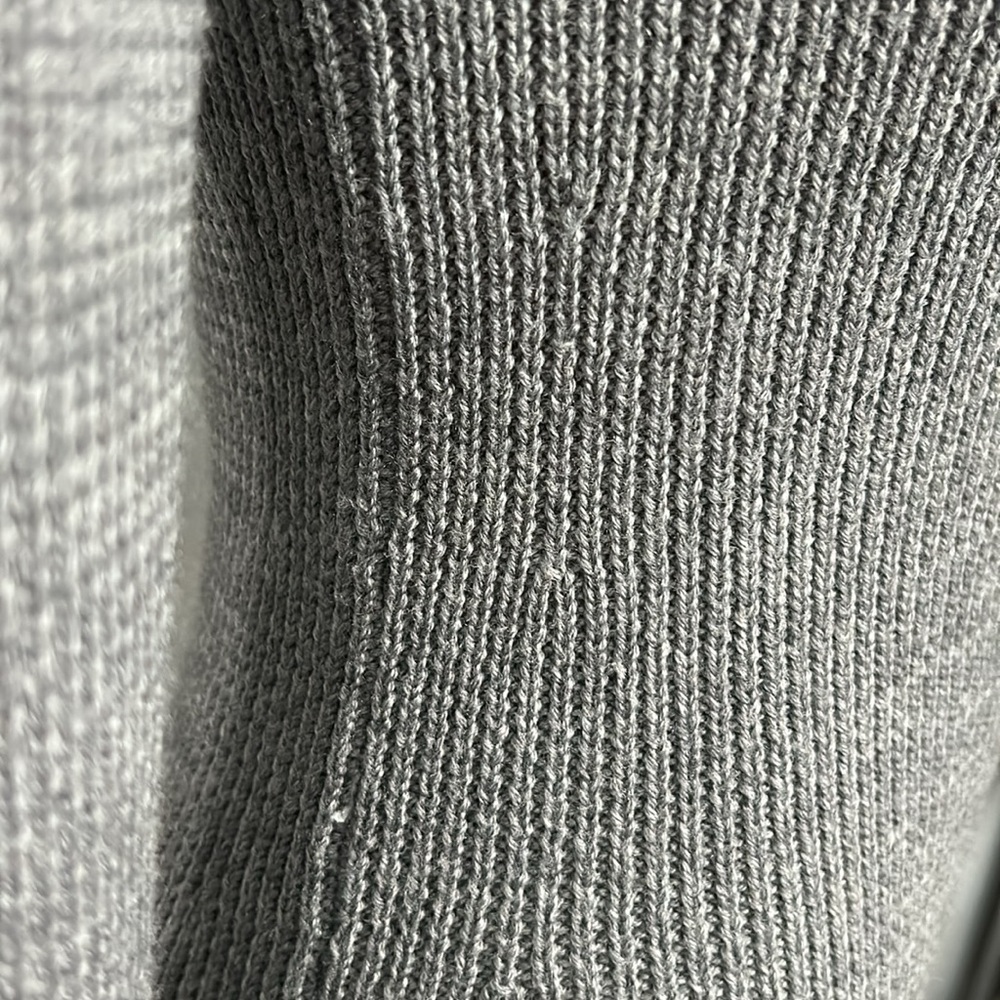 Theory Gray Wool Turtleneck Soft Long Sleeve Swea… - image 6
